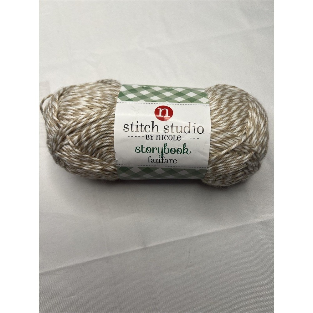 Stitch Studio by Nicole, Storybook Fanfare, Yarn, 4.9 OZ English Toffee 4331501